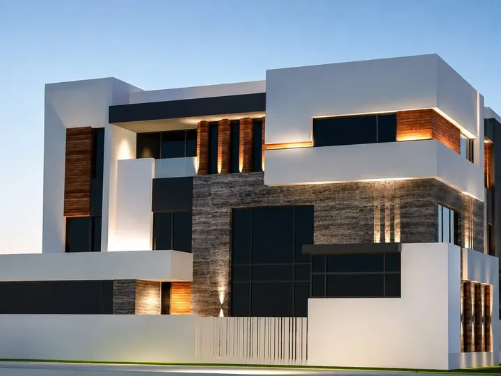 مشروع سكني حديث